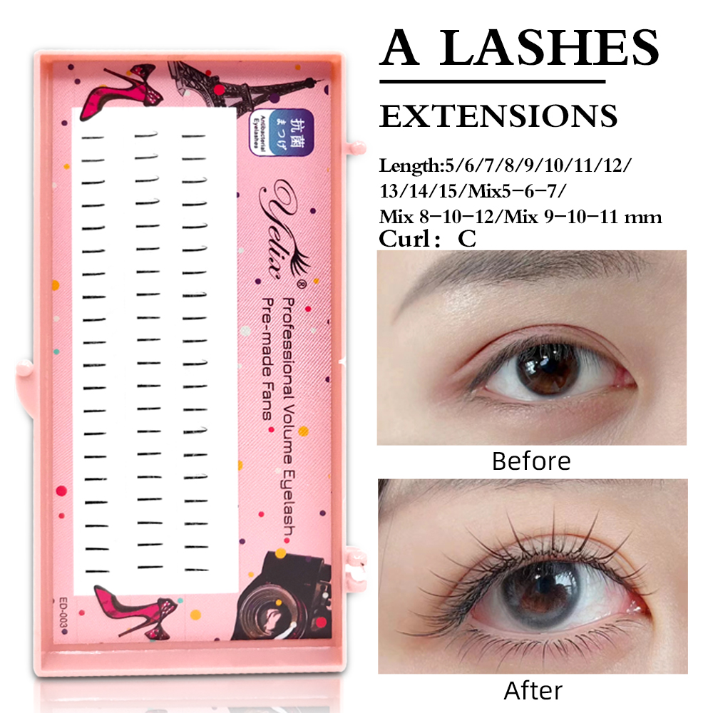 Yelix Natural Soft Individual  - Eyelash Extension Look 评论和价格