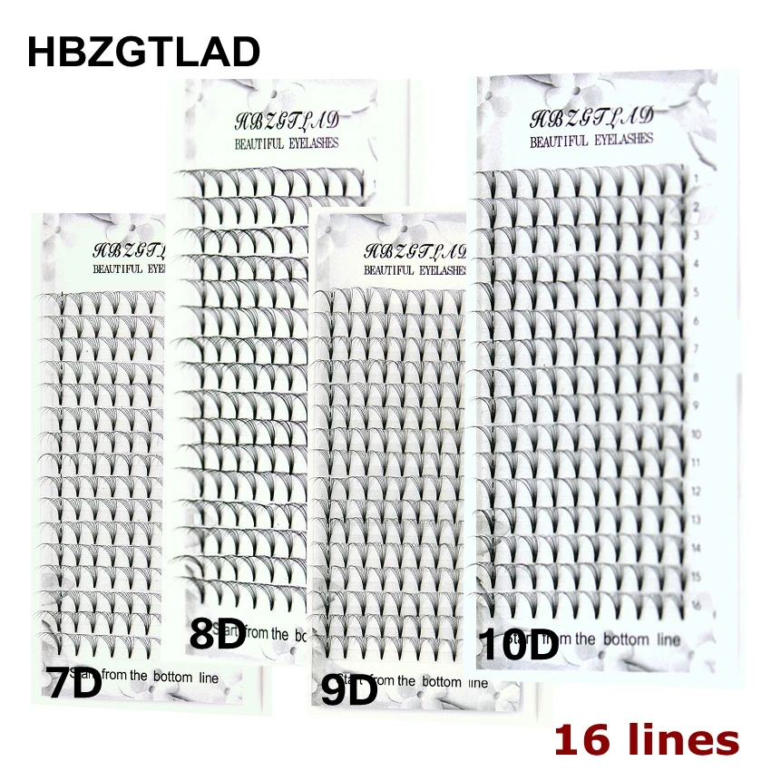 HBZGTLAD 16 Lines Big Capacity - Eyelash Extension Russian 评论和价格