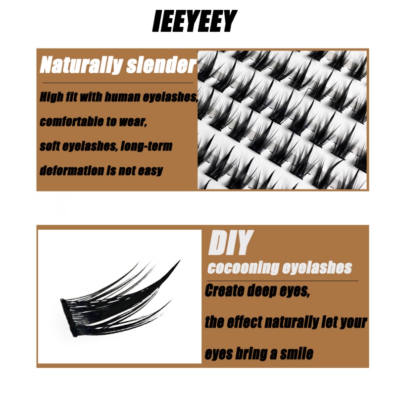 Russian Mink Eyelash Cluster 1 - Eyelash Extension Russian 评论和价格