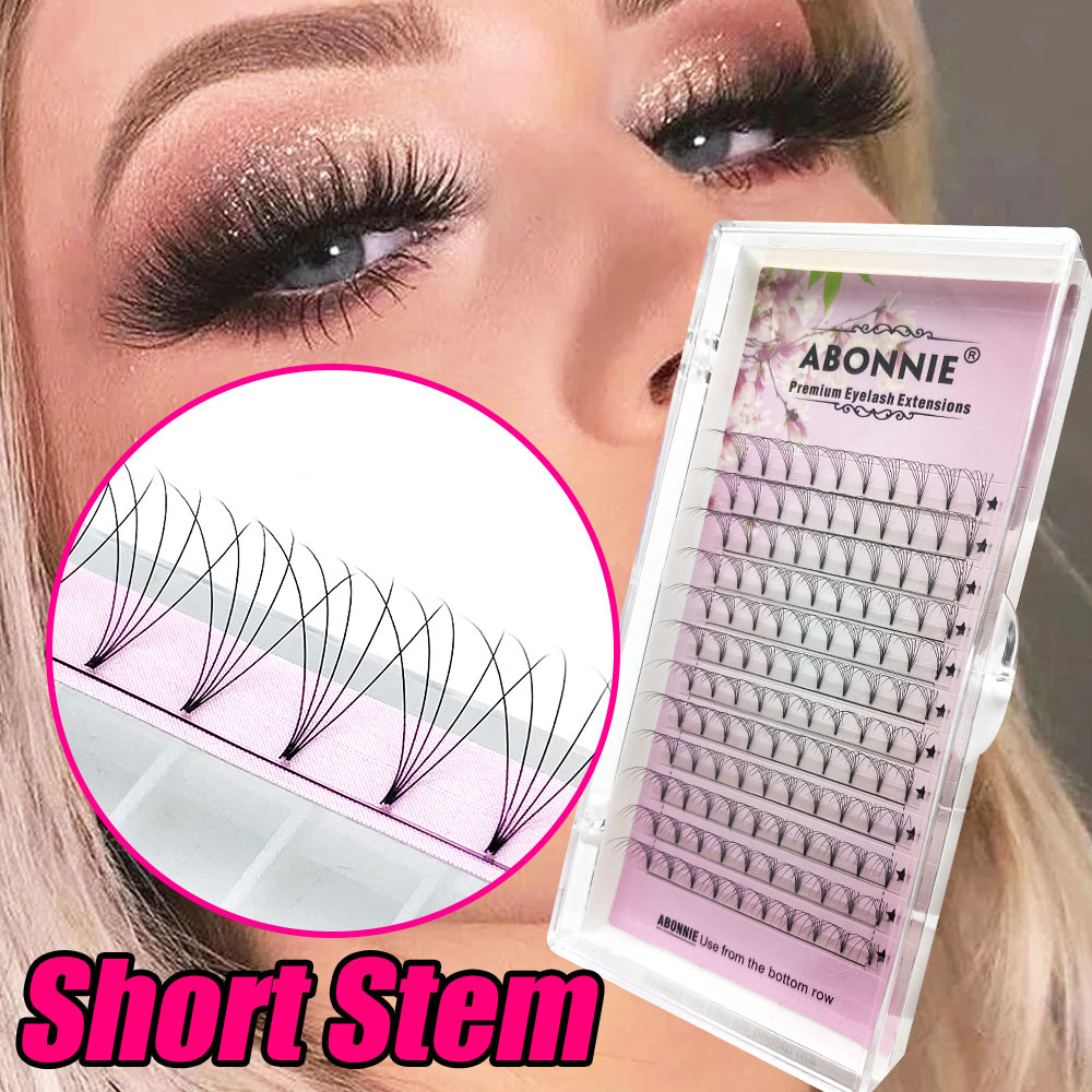 ABONNIE Velvet Short Stem Russ - Eyelash Extension Human Hair 评论和价格