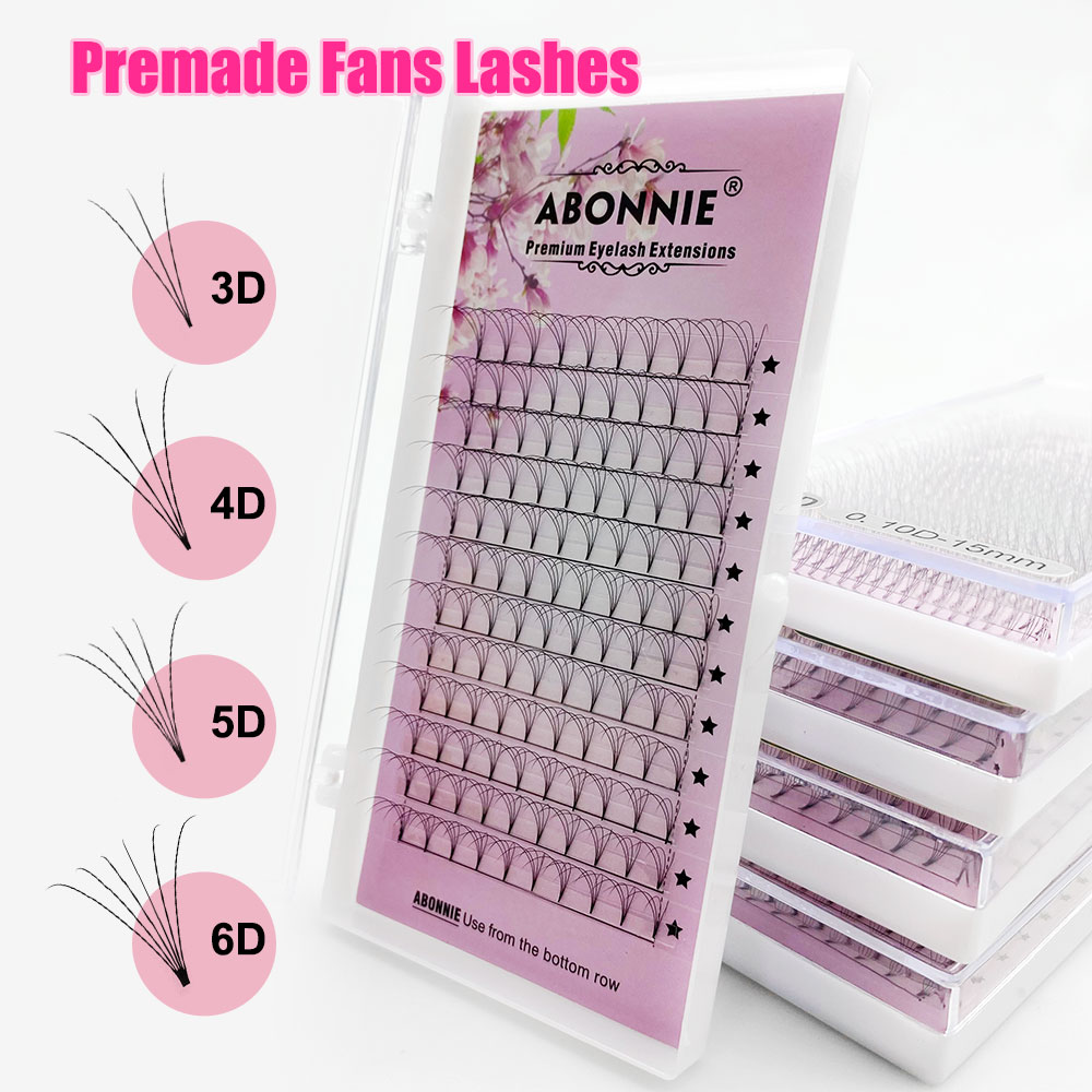 ABONNIE Velvet Short Stem Russ - Eyelash Extension Human Hair 评论和价格