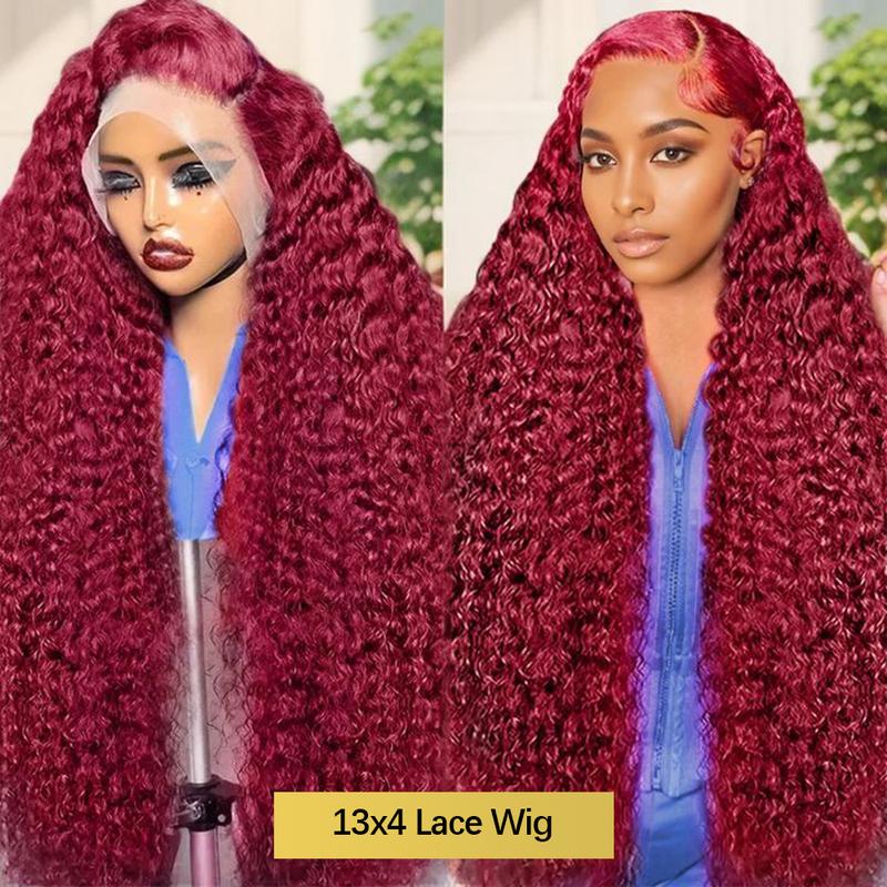 99j Deep Wave Lace Front Hair  - Eyelash Extension Natural Look 评论和价格