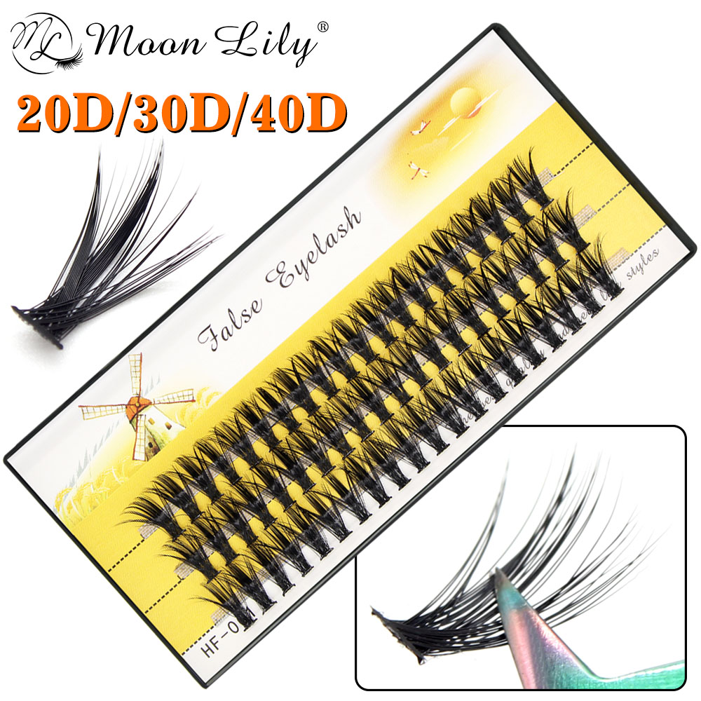 New 40D Cluster 60 Bundles Min - Eyelash Extension Russian 评论和价格