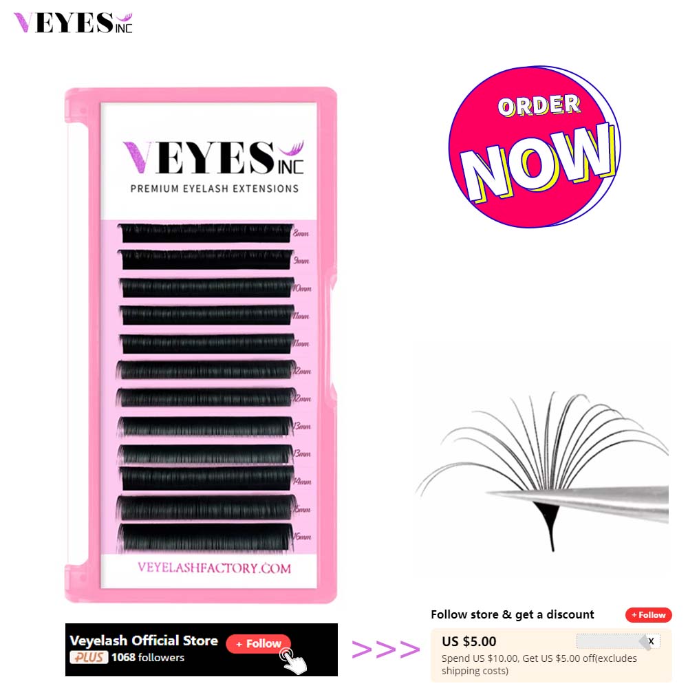 Veyes Inc Easy Fanning Eyelash - Eyelash Extension Russian 评论和价格