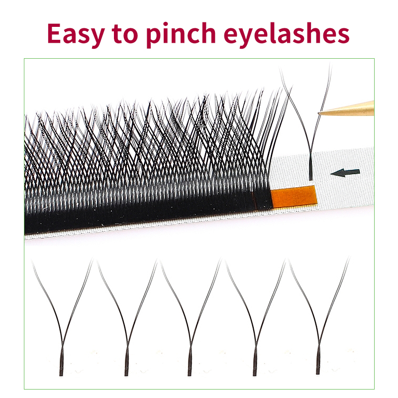 MARIA YY Shaped Eyelashes Clus - Eyelash Extension Human Hair 评论和价格