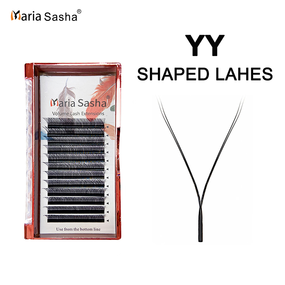 MARIA YY Shaped Eyelashes Clus - Eyelash Extension Human Hair 评论和价格