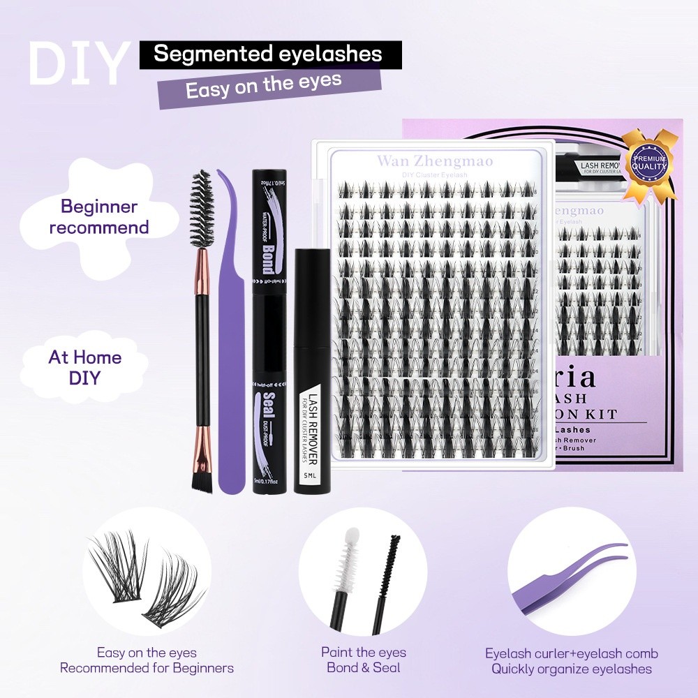 8-18mm Length False Eyelashes  - Eyelash Extension Look 评论和价格