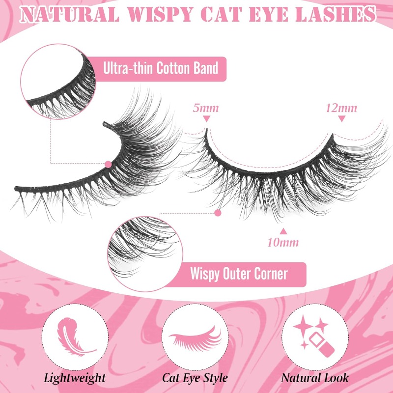 3D Fluffy Volume False Eyelash - Eyelash Extension Russian 评论和价格